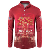 Custom Norge Football 2026 Button Sweatshirt Glorious Victory