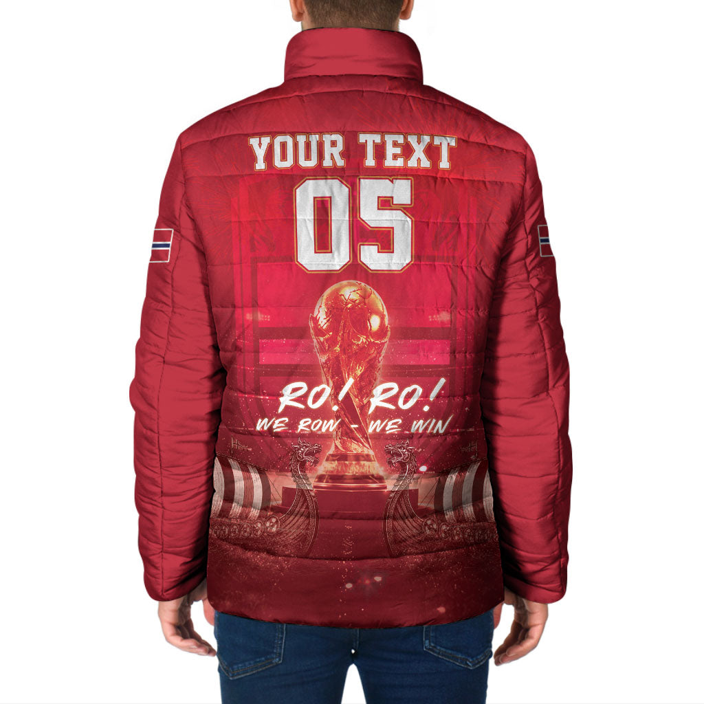 Custom Norge Football 2026 Padded Jacket Glorious Victory