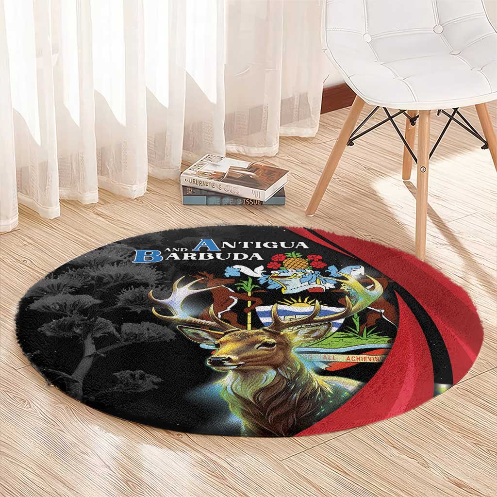 Antigua And Barbuda 1981 Round Carpet Happy Independence Day - Wonder Print Shop