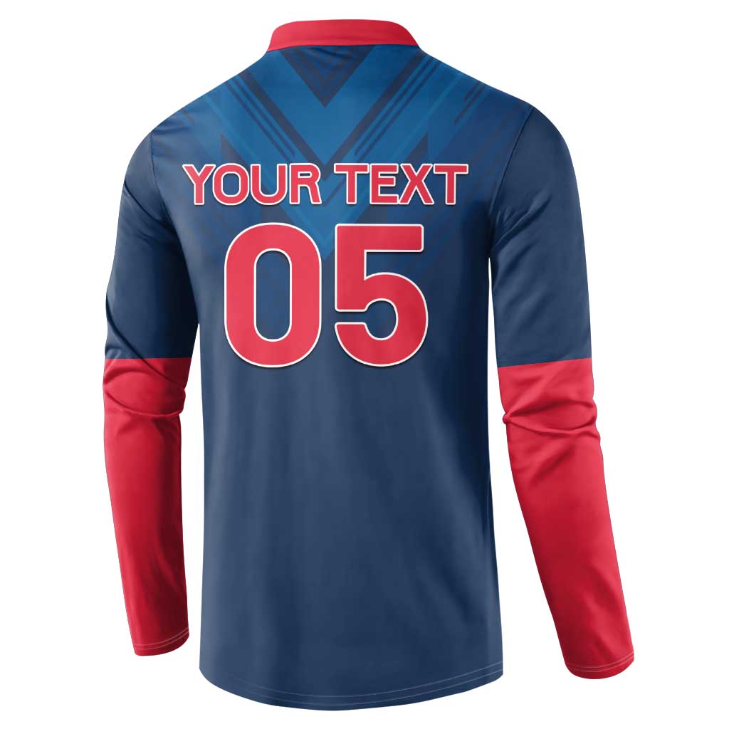 Custom Thailand Football Button Sweatshirt Go Champions - Wonder Print Shop