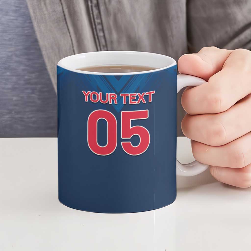 Custom Thailand Football Ceramic Mug Go Champions - Wonder Print Shop
