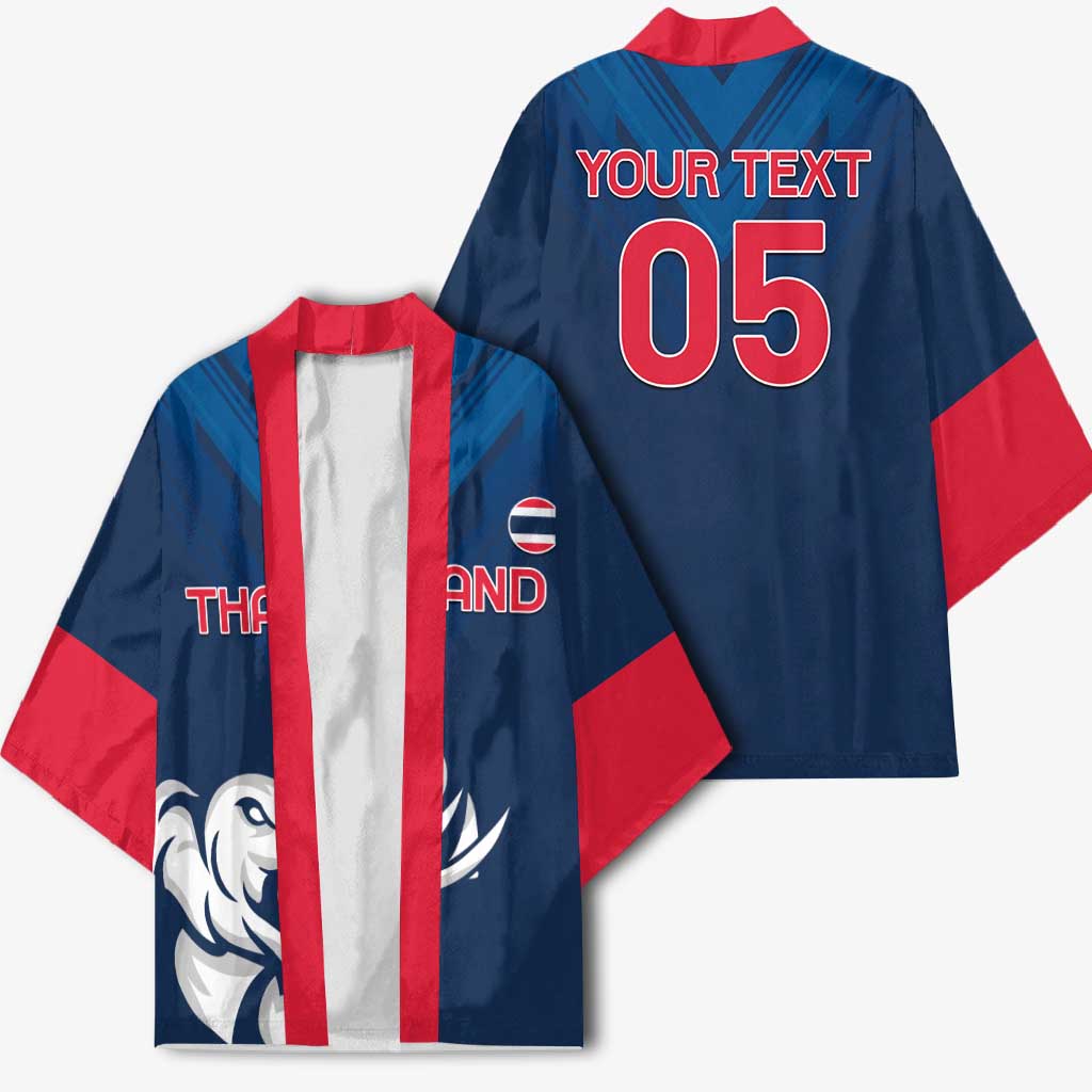Custom Thailand Football Kimono Go Champions - Wonder Print Shop