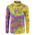 Mardi Gras Is In Our Soul Button Sweatshirt Glitter Style