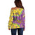 Mardi Gras Is In Our Soul Off Shoulder Sweater Glitter Style