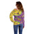 Mardi Gras Is In Our Soul Off Shoulder Sweater Glitter Style