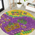 Mardi Gras Is In Our Soul Round Carpet Glitter Style LT05 - Wonder Print Shop