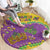 Mardi Gras Is In Our Soul Round Carpet Glitter Style LT05 - Wonder Print Shop