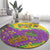 Mardi Gras Is In Our Soul Round Carpet Glitter Style LT05 - Wonder Print Shop