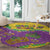 Mardi Gras Is In Our Soul Round Carpet Glitter Style LT05 - Wonder Print Shop