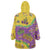 Mardi Gras Is In Our Soul Wearable Blanket Hoodie Glitter Style