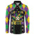 Funny Mardi Gras Button Sweatshirt Let The Shenanigans Begin