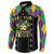 Funny Mardi Gras Button Sweatshirt Let The Shenanigans Begin