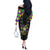 Funny Mardi Gras Off The Shoulder Long Sleeve Dress Let The Shenanigans Begin