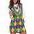 Mardi Gras Hoodie Dress Cosplay Costume Glitter Style