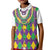 Mardi Gras Kid Polo Shirt Cosplay Costume Glitter Style