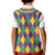 Mardi Gras Kid Polo Shirt Cosplay Costume Glitter Style