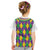 Mardi Gras Kid T Shirt Cosplay Costume Glitter Style