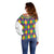 Mardi Gras Off Shoulder Sweater Cosplay Costume Glitter Style