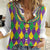 Mardi Gras Women Casual Shirt Cosplay Costume Glitter Style LT05 - Wonder Print Shop