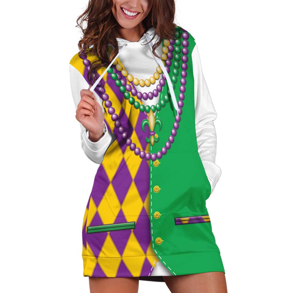 Mardi Gras Hoodie Dress Cosplay Costume