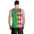 Mardi Gras Men Tank Top Cosplay Costume