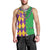 Mardi Gras Men Tank Top Cosplay Costume