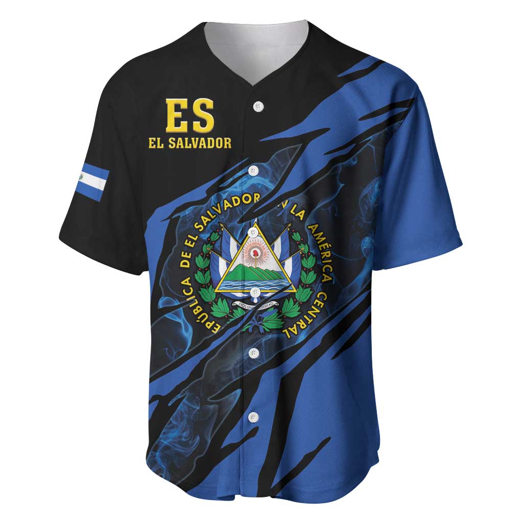 Personalised El Salvador Baseball Jersey Coat Of Arm Special Style