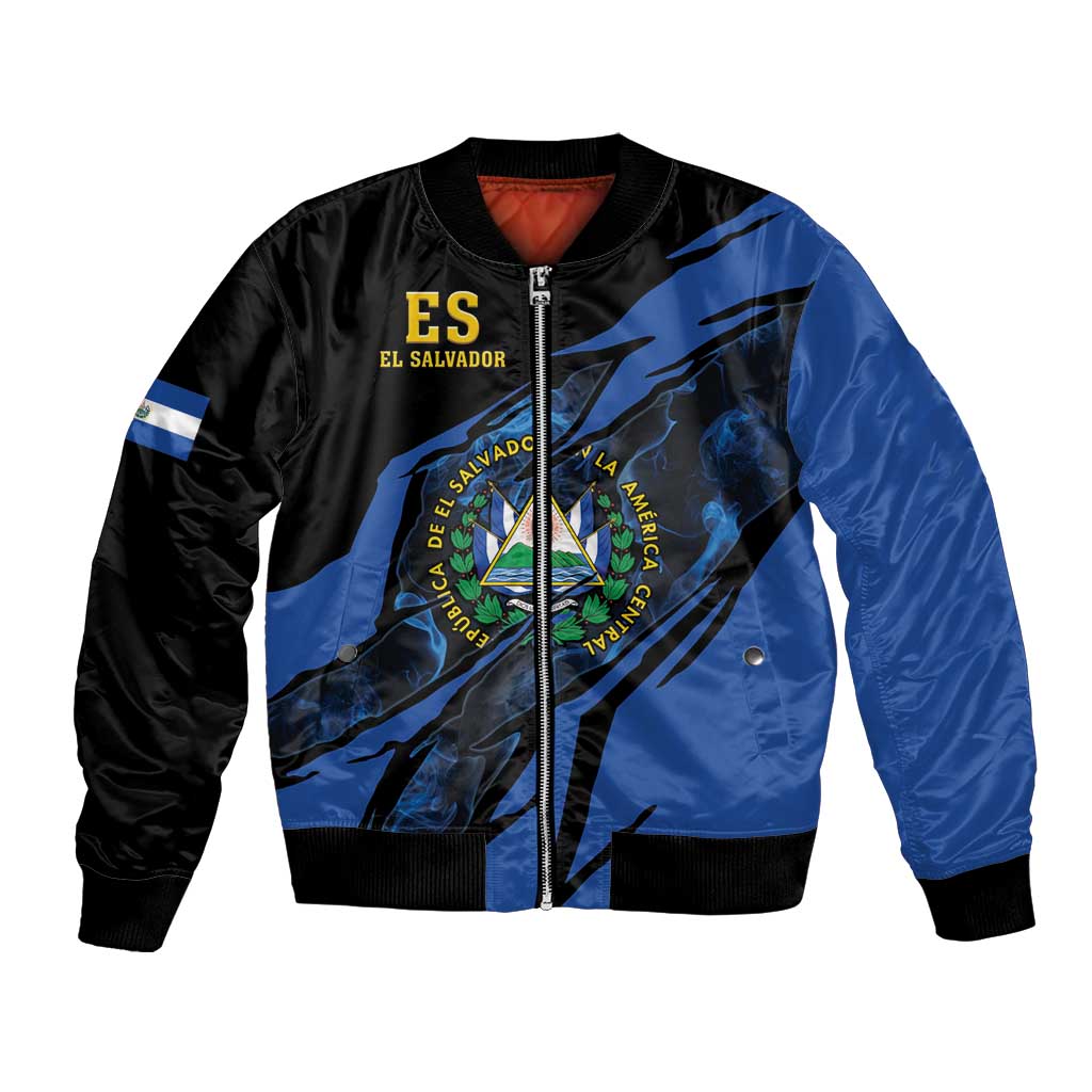 Personalised El Salvador Bomber Jacket Coat Of Arm Special Style