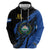 Personalised El Salvador Hoodie Coat Of Arm Special Style