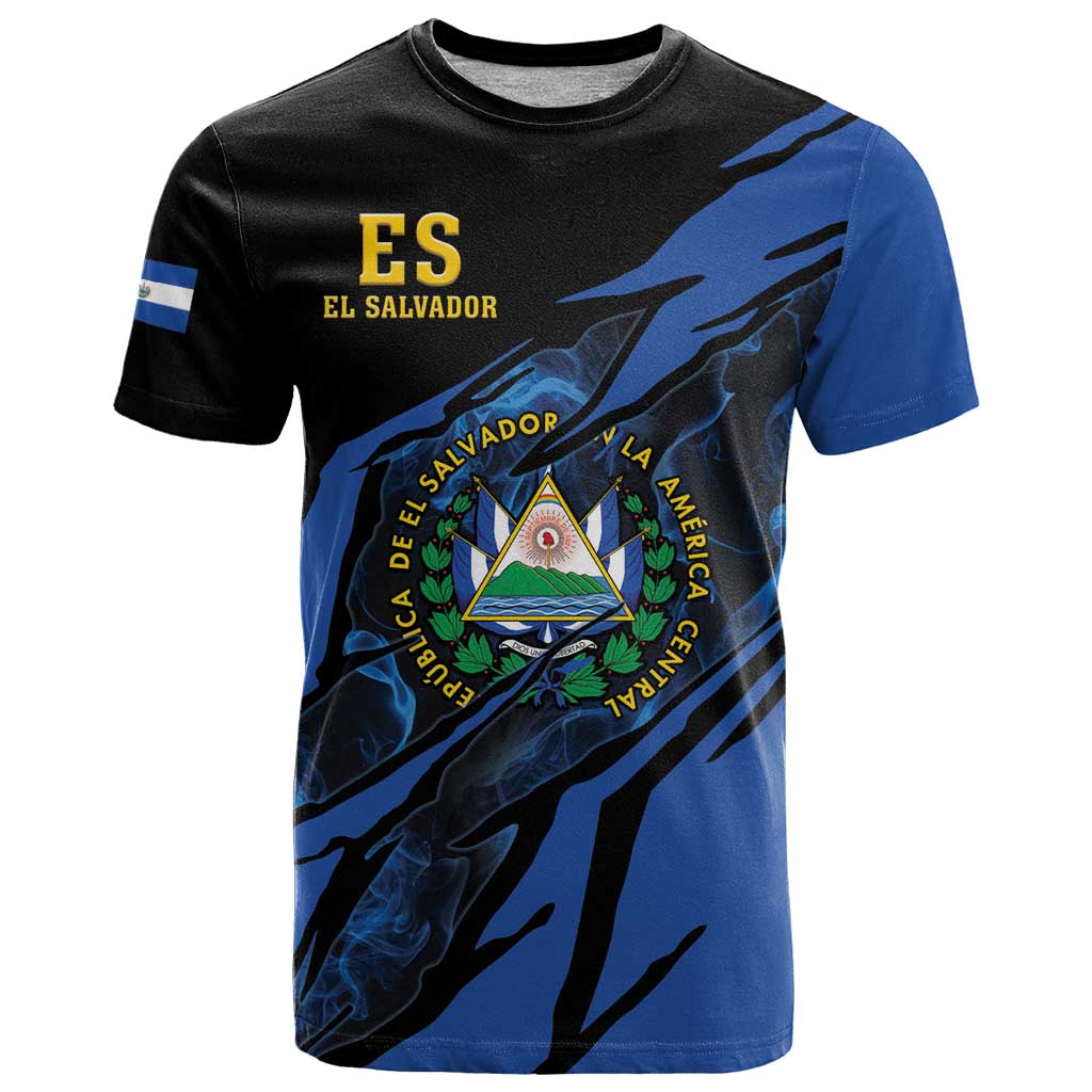 Personalised El Salvador T Shirt Coat Of Arm Special Style