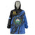 Personalised El Salvador Wearable Blanket Hoodie Coat Of Arm Special Style