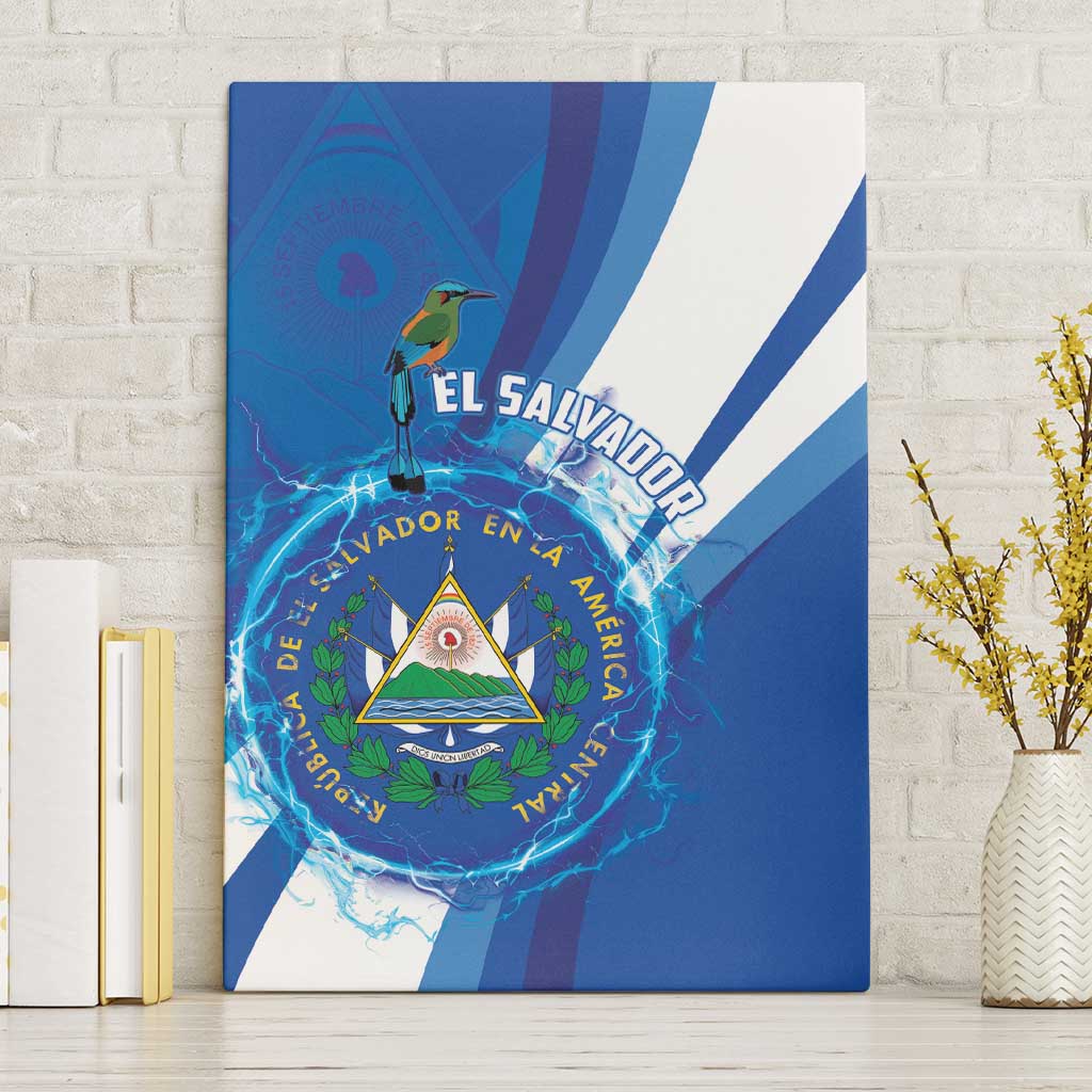 El Salvador Canvas Wall Art Torogoz Bird Salvadoran Pride