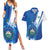 Personalised El Salvador Couples Matching Summer Maxi Dress and Hawaiian Shirt Torogoz Bird Salvadoran Pride