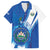 Personalised El Salvador Family Matching Puletasi and Hawaiian Shirt Torogoz Bird Salvadoran Pride