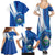 Personalised El Salvador Family Matching Summer Maxi Dress and Hawaiian Shirt Torogoz Bird Salvadoran Pride