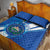 El Salvador Quilt Bed Set Torogoz Bird Salvadoran Pride