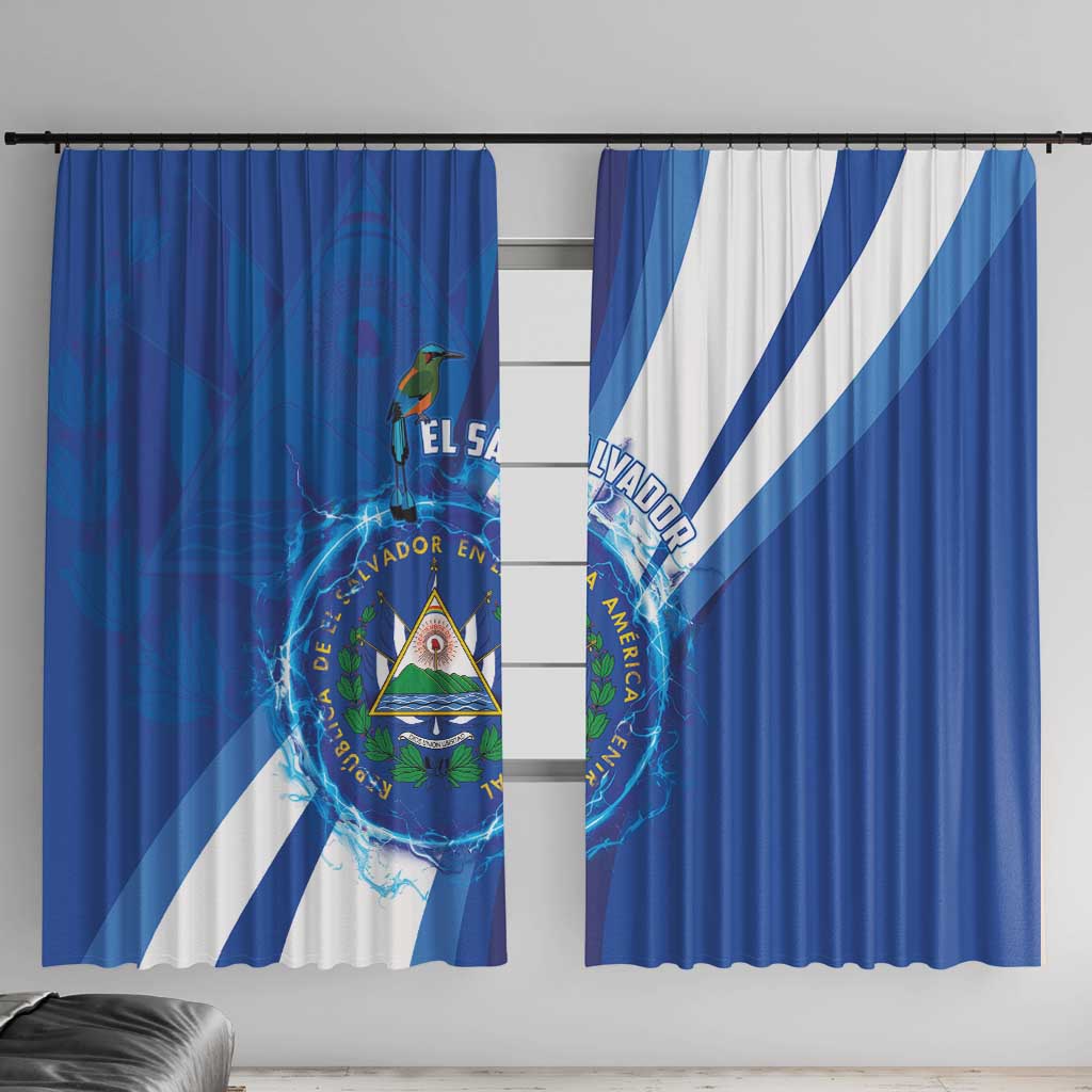 El Salvador Window Curtain Torogoz Bird Salvadoran Pride