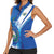 Personalised El Salvador Women Sleeveless Polo Shirt Torogoz Bird Salvadoran Pride