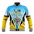 Personalised Saint Lucia 758 Baseball Jacket With Coat Of Arms