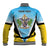 Personalised Saint Lucia 758 Baseball Jacket With Coat Of Arms