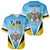 Personalised Saint Lucia 758 Baseball Jersey With Coat Of Arms