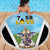 Saint Lucia 758 Beach Blanket With Coat Of Arms