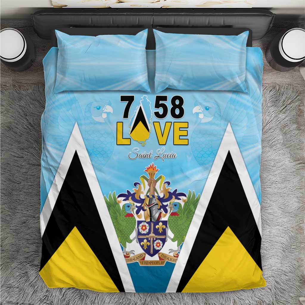 Saint Lucia 758 Bedding Set With Coat Of Arms