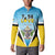 Personalised Saint Lucia 758 Button Sweatshirt With Coat Of Arms