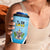 Personalised Saint Lucia 758 4 in 1 Can Cooler Tumbler With Coat Of Arms