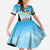 Personalised Saint Lucia 758 Family Matching Long Sleeve Bodycon Dress and Hawaiian Shirt With Coat Of Arms