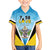 Personalised Saint Lucia 758 Family Matching Long Sleeve Bodycon Dress and Hawaiian Shirt With Coat Of Arms