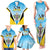 Personalised Saint Lucia 758 Family Matching Tank Maxi Dress and Hawaiian Shirt With Coat Of Arms