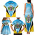 Personalised Saint Lucia 758 Family Matching Tank Maxi Dress and Hawaiian Shirt With Coat Of Arms