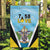 Saint Lucia 758 Garden Flag With Coat Of Arms